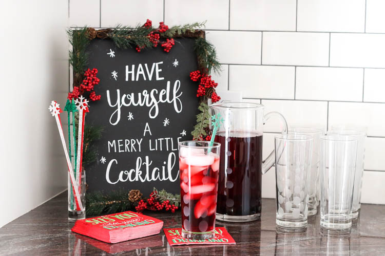 Make Your Own Festive Tulle Drink Stirrers