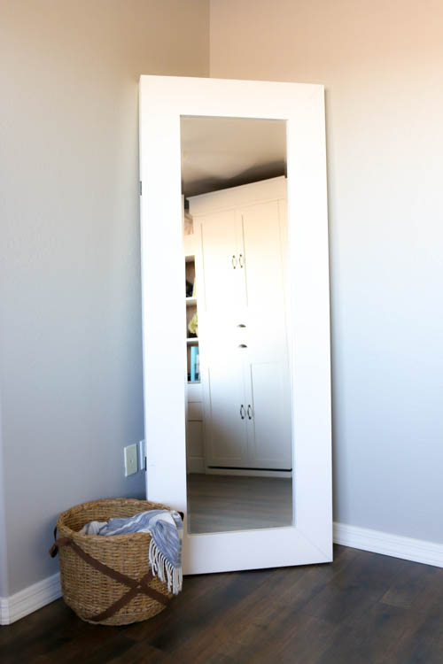 Free standing full length mirror