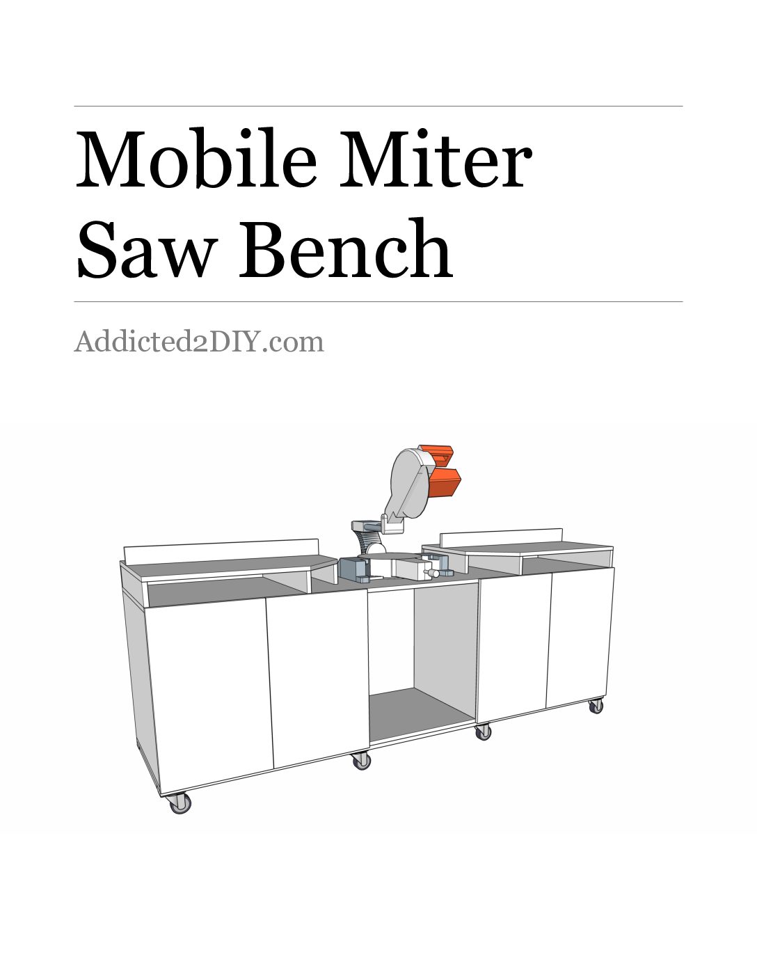 Miter Saw Bench Plans 9032