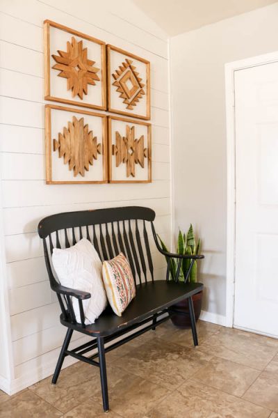 DIY Wooden Aztec Wall Art - Addicted 2 DIY