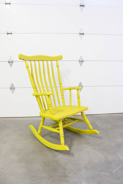 Best way to paint a rocking chair hot sale