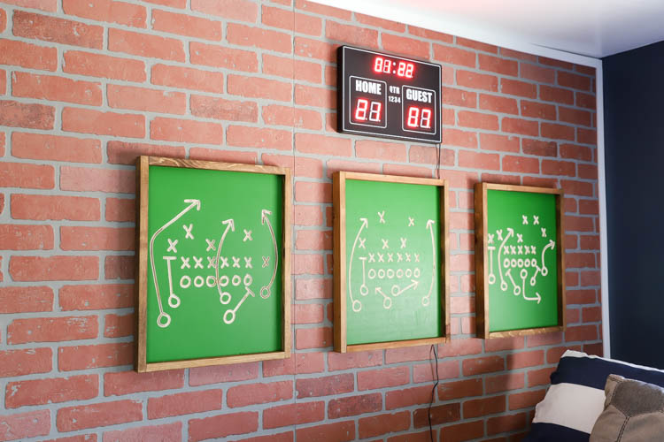 football wall art