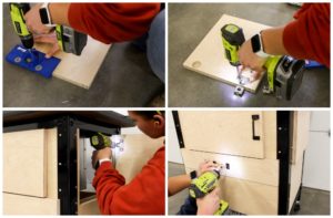 installing door hinges and hardware