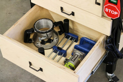 How To Modify A Steel Router Table Base To Include Storage