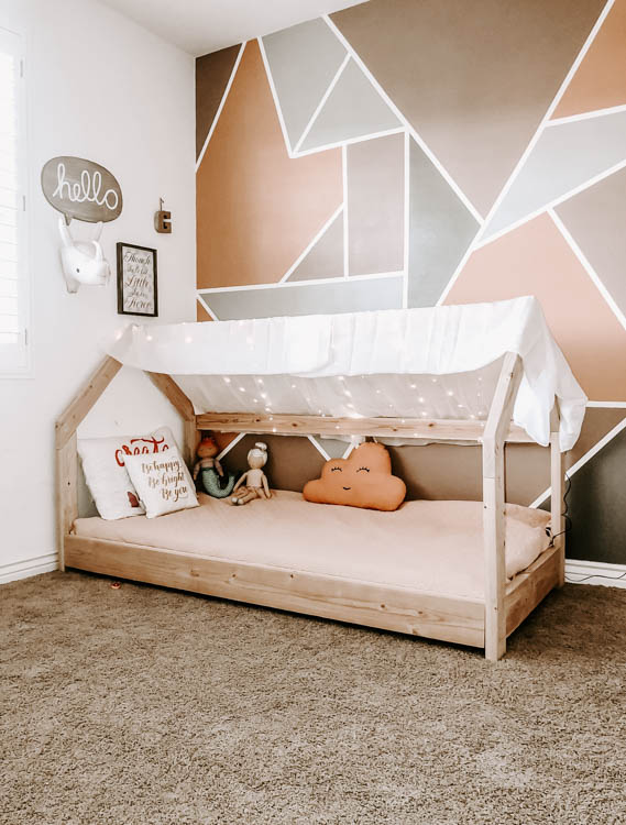 twin house bed frame