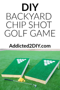 DIY Backyard Chip Shot Golf Game