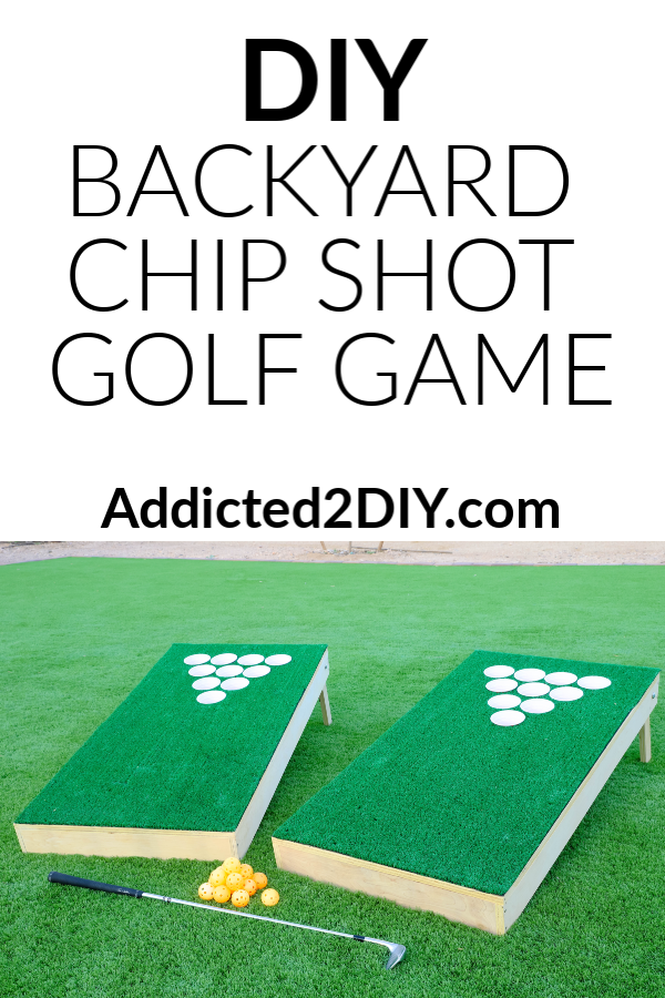 DIY Backyard Chip Shot Golf Game