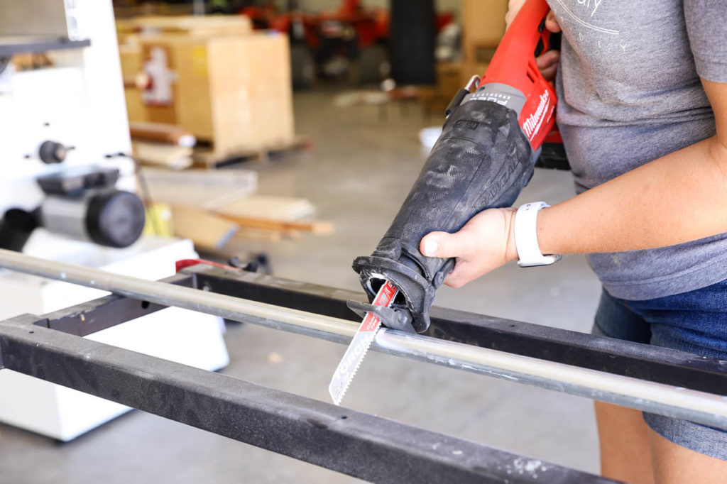 cutting conduit with sawmill