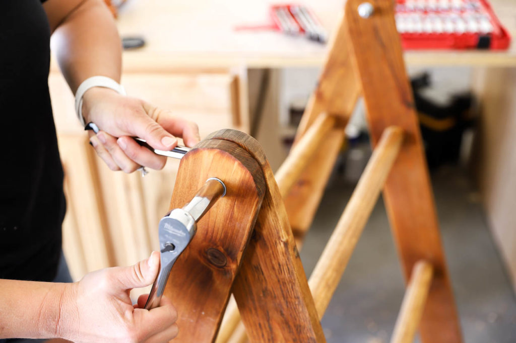 tightening bolts for rails