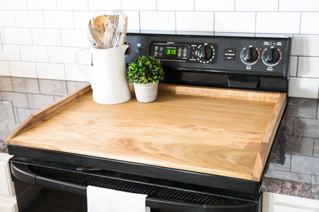 Noodle Board Aka Stovetop Cover, Wooden Stove Top Covers Diy