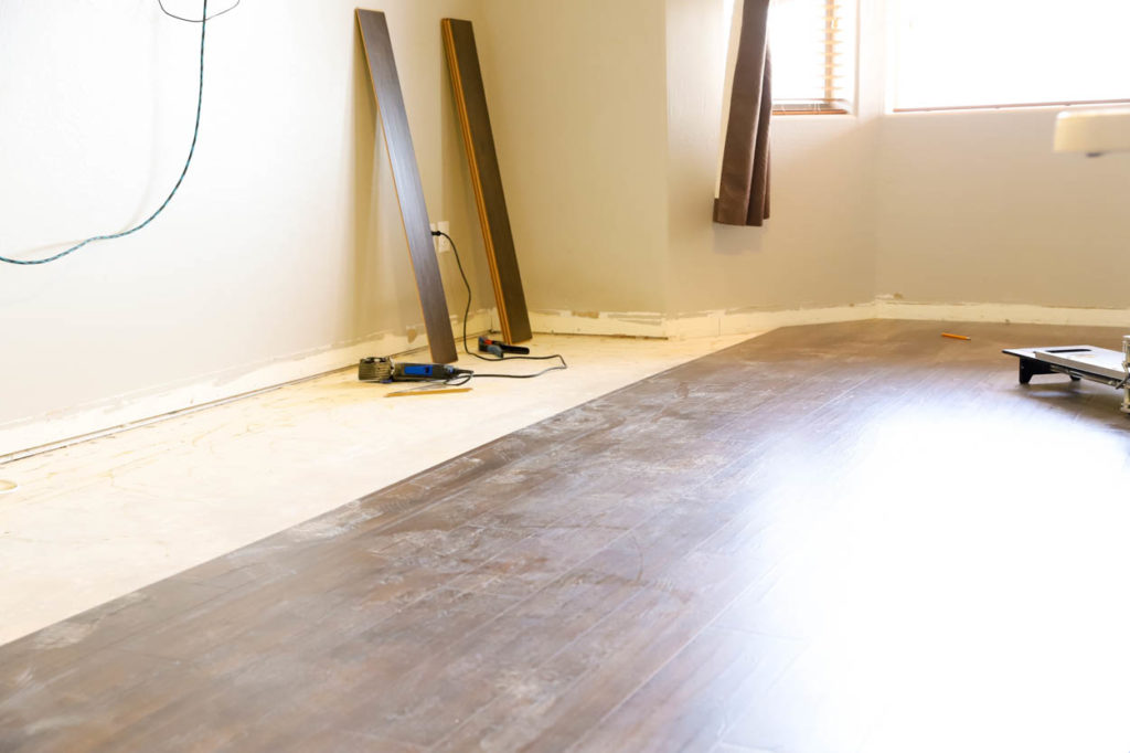 installing laminate flooring