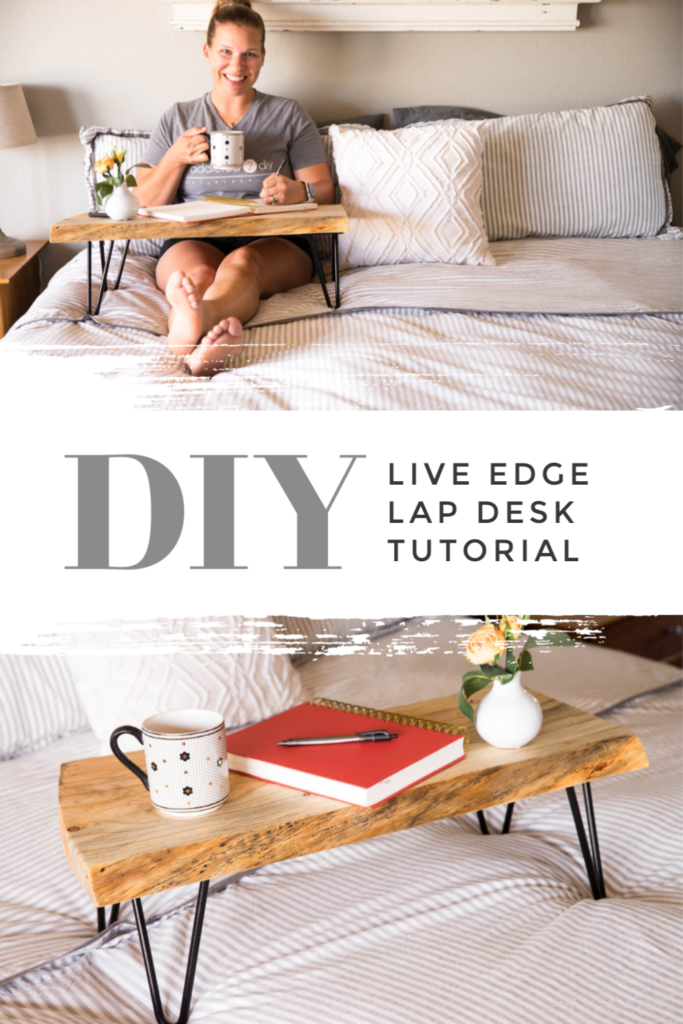 Diy Lap Desk From A Live Edge Slab Addicted 2 Diy