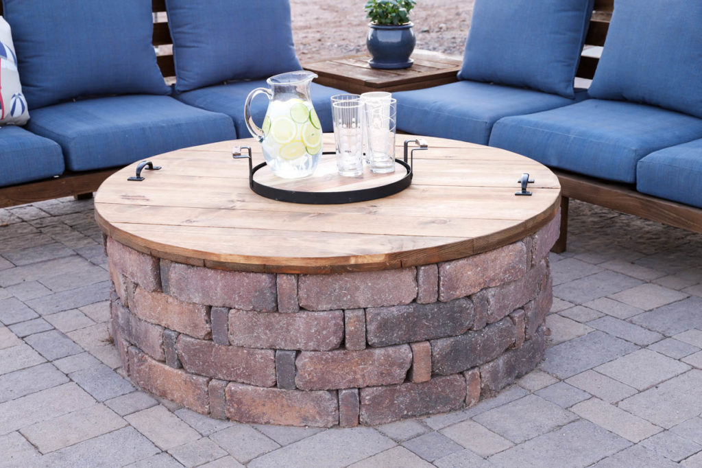 How To Build A Diy Fire Pit Cover, Round Fire Pit Cover