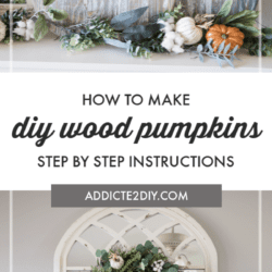 How To Make DIY Rustic Wooden Pumpkins From Cedar Fence Slats
