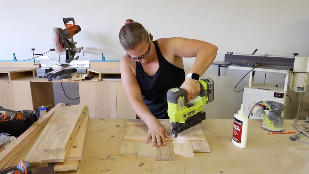 nailing cedar panels