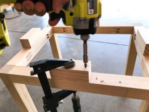 attaching spaces to nightstand