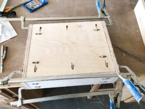 building the nightstand drawer