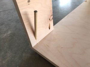 filling pocket holes with dowels