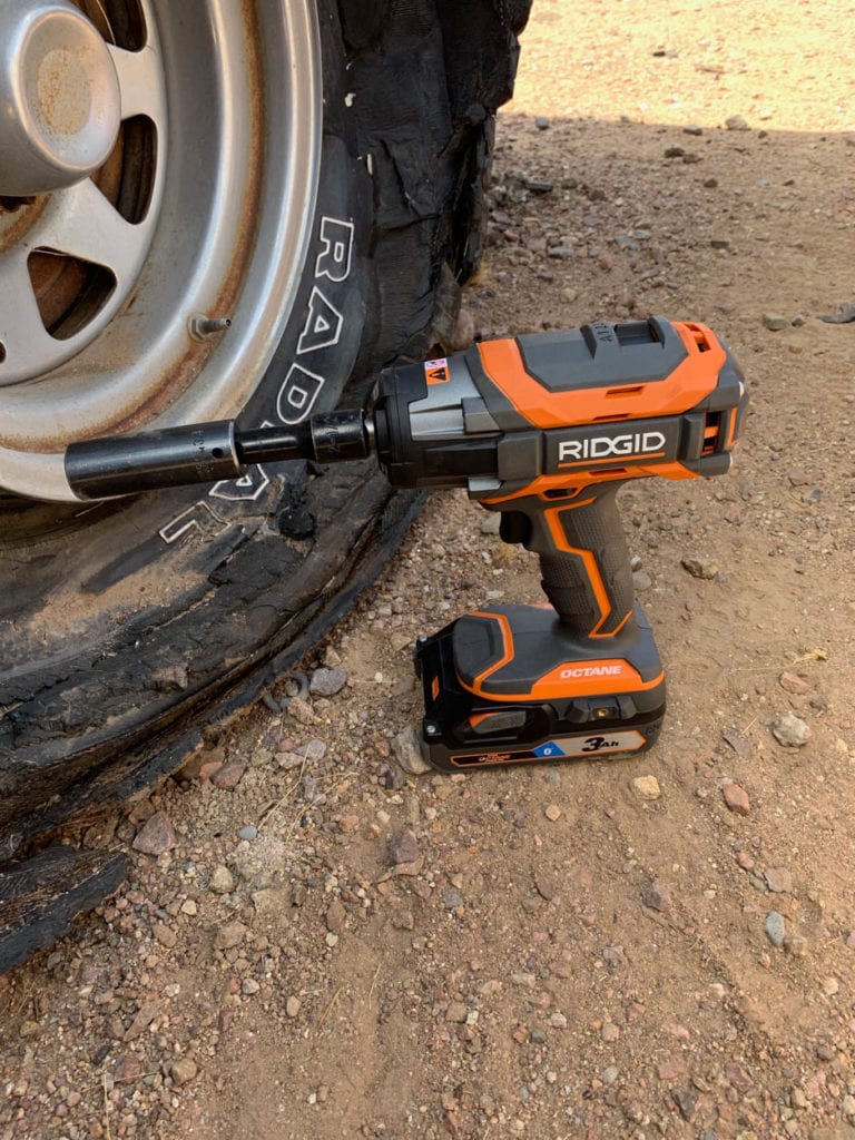 RIDGID impact wrench hero shot