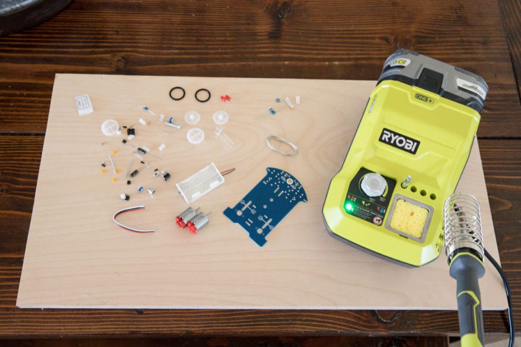 RYOBI soldering station with soldering kit