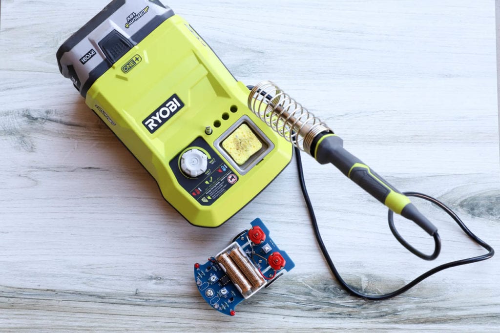 Soldering station with smart car kit