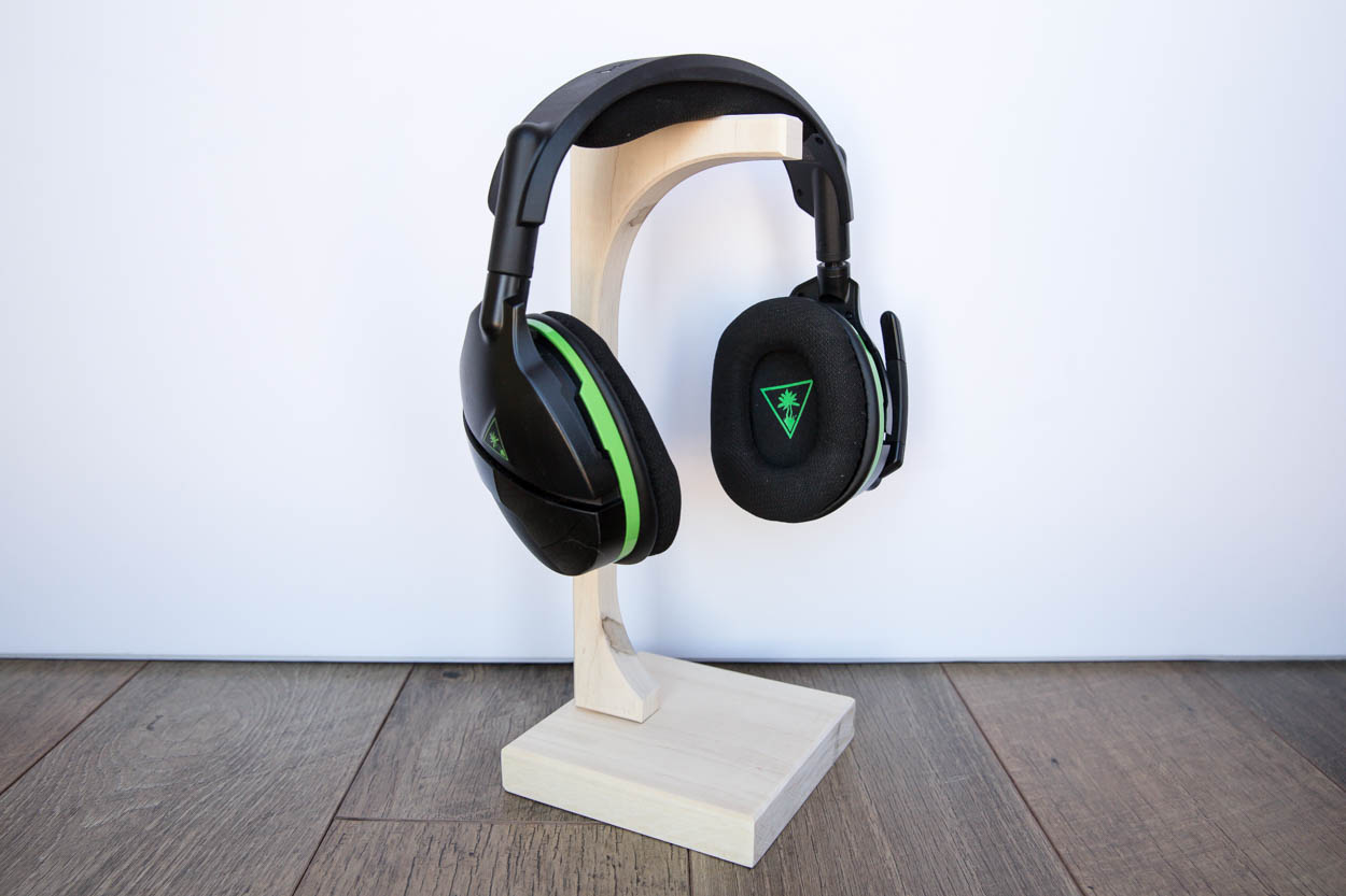 Handmade Wooden Headphone Stand