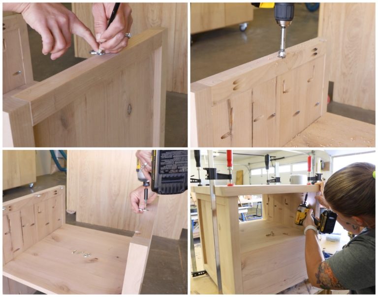 How To Build A Side Table With Storage Addicted 2 DIY