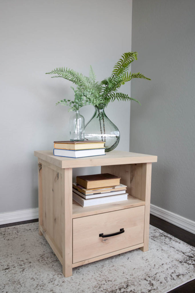 How To Build A Side Table With Storage, Corner 3 Drawer End Table With Storage