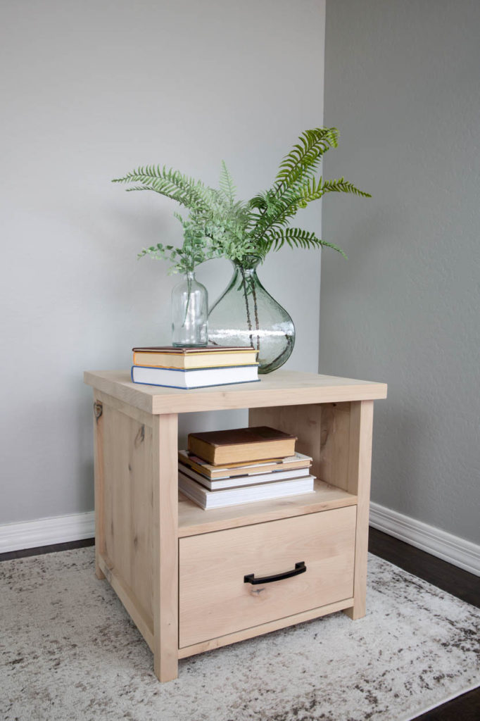 diy bedside table with drawer