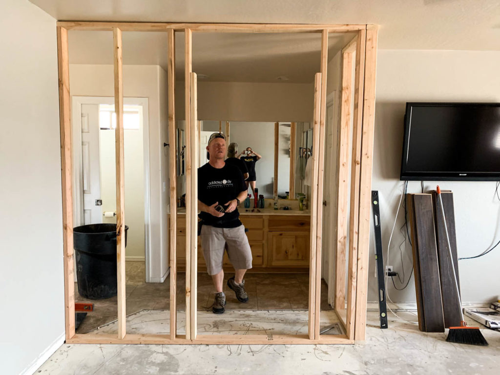 framing bathroom doorway