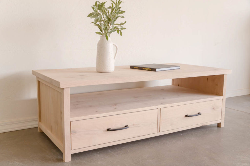 Build A Coffee Table With Storage, How To Build End Tables With Drawers