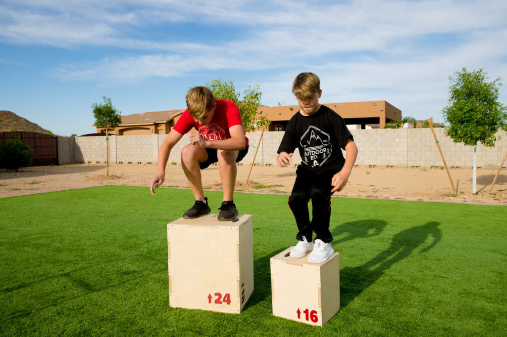 box jumps