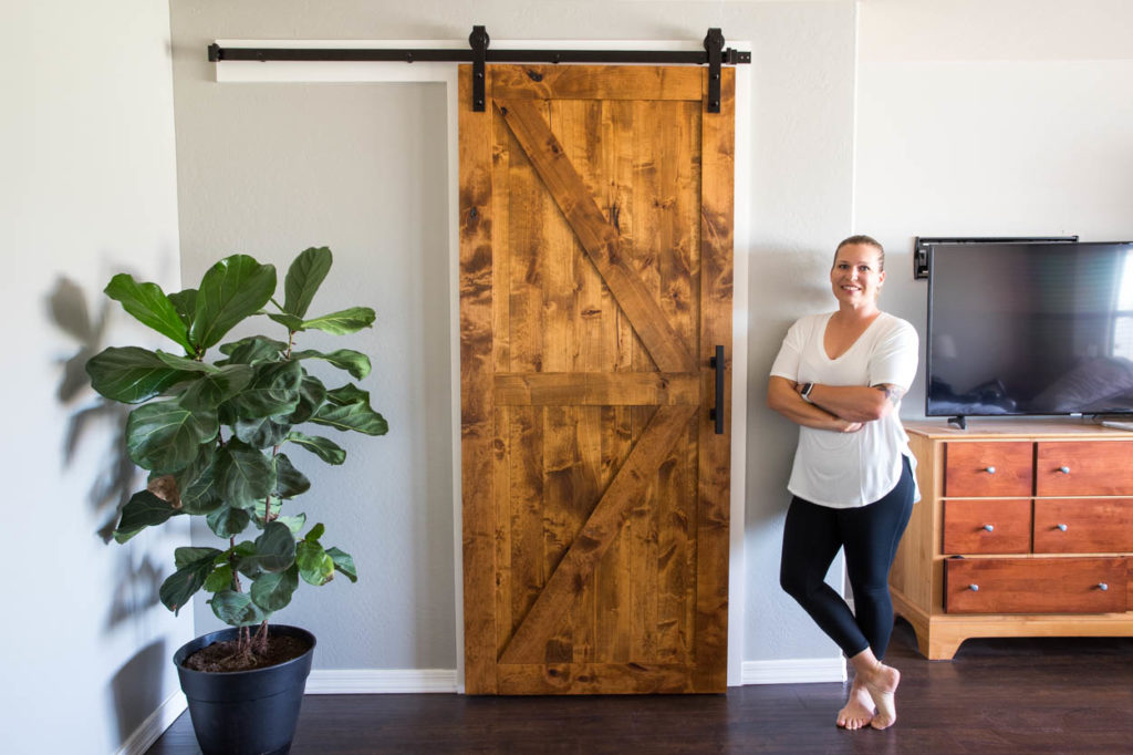 How To Build A Barn Door - Addicted 2 DIY