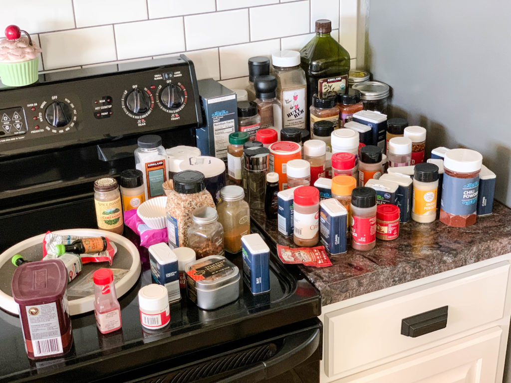 Spice Cabinet Makeover + Tips to Organizing Spices in A Cabinet