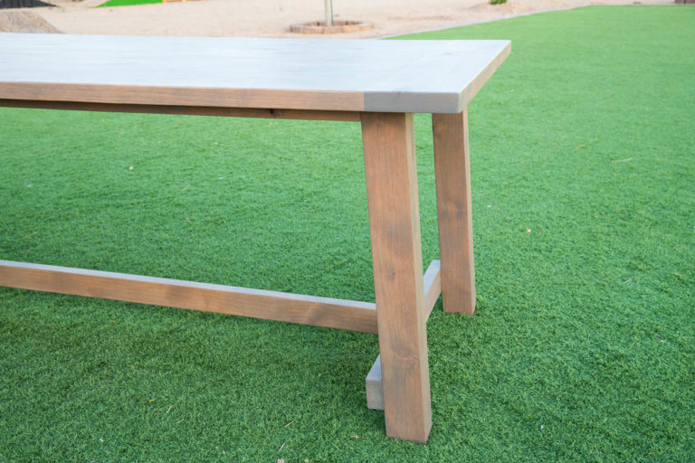 How To Build An Outdoor Table Addicted 2 DIY