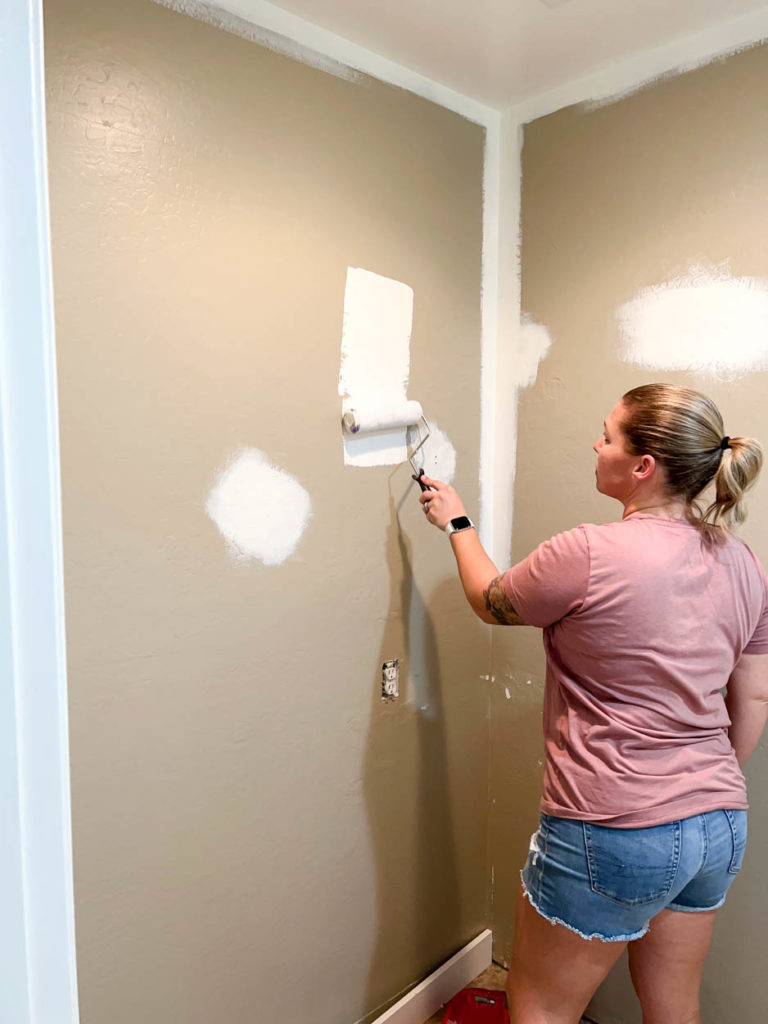 painting bathroom walls