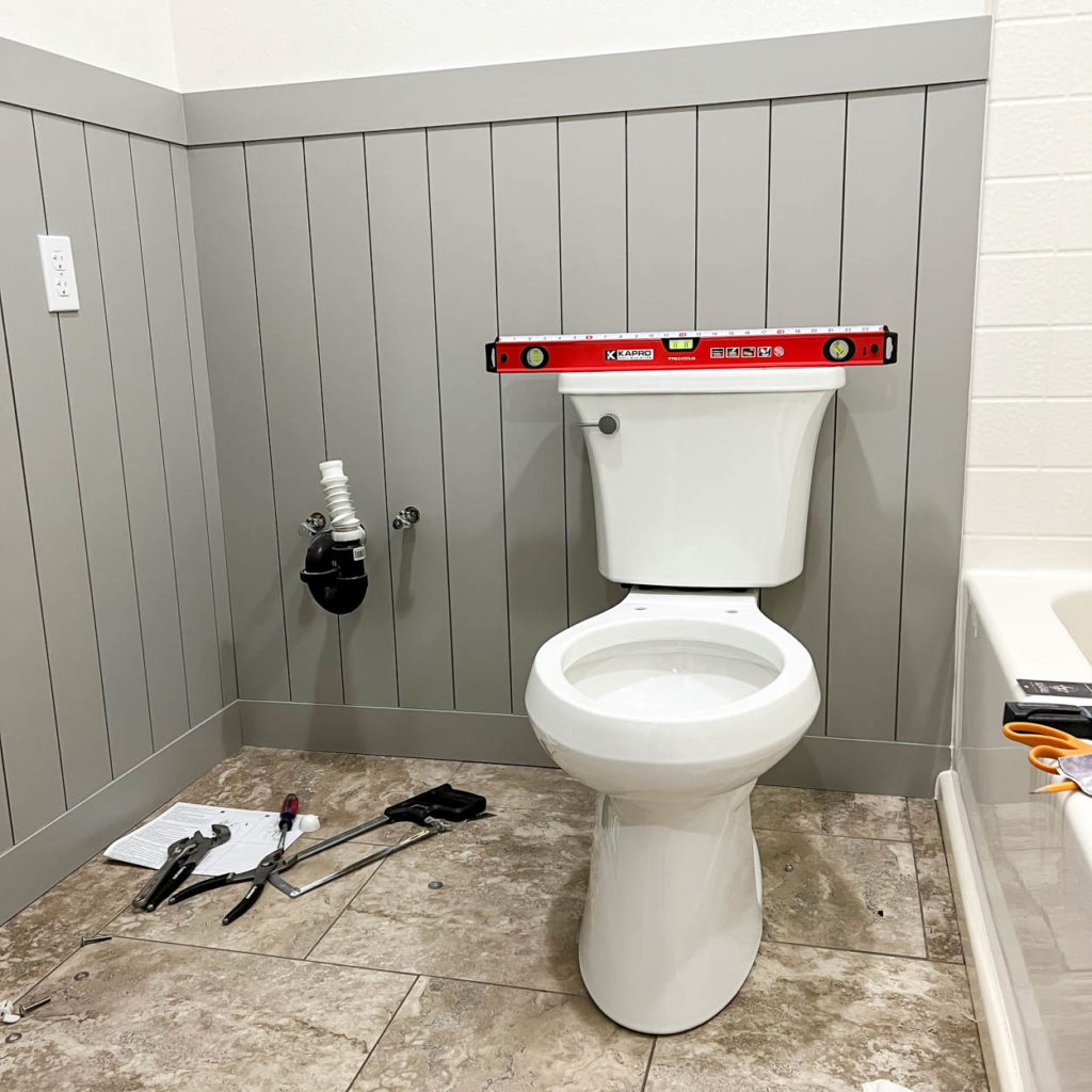 installing a new toilet