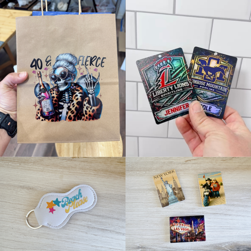A variety of items that have been printed on the EufyMake E1