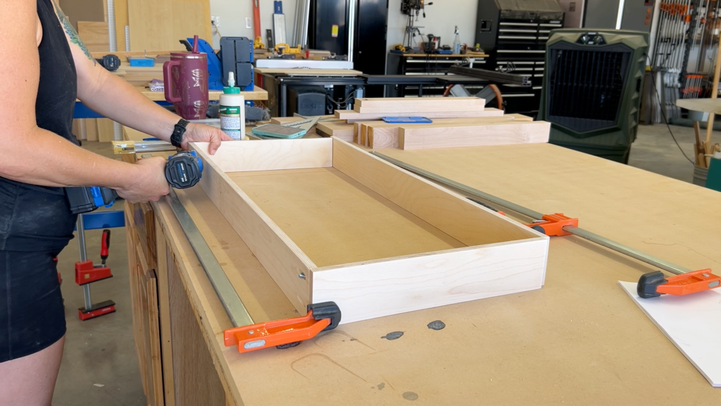 building the drawer box from 1/2" baltic birch
