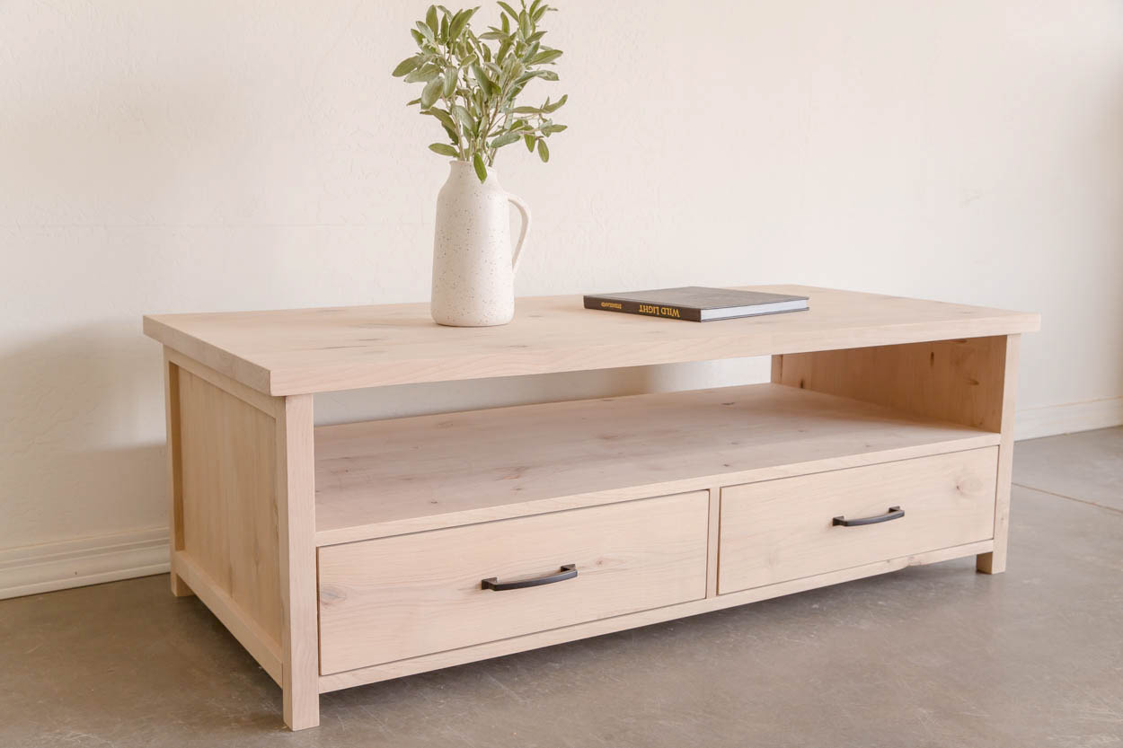 How to Build a DIY Coffee Table with Storage Drawers